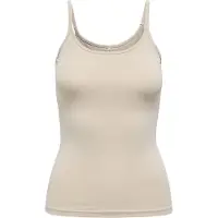 ONLY Trägertop "ONLLOVE STRAP SINGLET NOOS JRS" Baumwollmischung