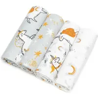 T-Tomi Stoffwindeln Unicorns 4 St