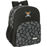 Safta One Piece Pirates 21l 22x42x15 Cm Rucksack Schwarz Kinder Schwarz One Size