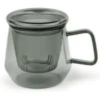 Bredemeijer Teeglas Tea For One Livorno Schwarz 350 ml