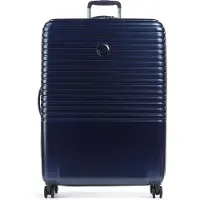 Delsey PARIS Caumartin + 4 Double Rolls Trolley 76 Steel Blue blau