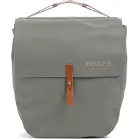 Brooks Brick Lane, Hinten, Fahrradtasche, Kanvas, Leder, Grün, 15 l, Italien