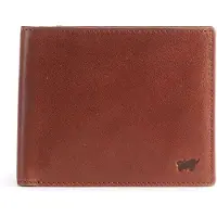 Braun Büffel Portemonnaie AREZZO RFID Geldbörse 12 Kartenfächer braun Herren - Leder