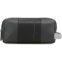 Piquadro Kulturbeutel Urban Toiletry Bag Grigio / Nero
