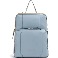 Piquadro Rucksack Circle Expandable Womens's Laptop Backpack Light Blue - Beige