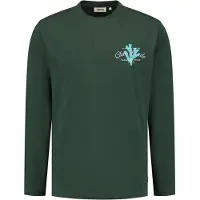 Shiwi Jude Regular Longsleeve Paradise Green Leaf Größe: S | Longsleeves Outlet | Herren | Grün
