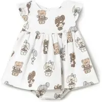 Mayoral Sommerkleid 1869 Weiß Regular Fit