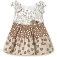 Mayoral Sommerkleid 1868 Braun Regular Fit