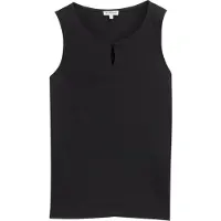 Tom Tailor Fabric Mix Crew Neck ärmelloses T-shirt