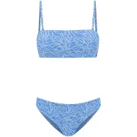 Shiwi Lola Bikini Set Waterlily Structure Blue Waterlily Structure Größe: 36 | Bikinis Outlet | Damen | Blau