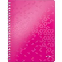 Leitz Wiro Wow Pp 80 Blatt Horizontal Liniert Notizbuch Din A4
