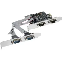 InLine Schnittstellenkarte 4x Seriell 9-pol PCIe PCI-Express