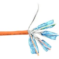 InLine Verlegekabel Cat.6, 250MHz, S/FTP (PiMf), CU, AWG23, halogenfrei, 300m, 300 m, Cat6, S/FTP (S-STP), Orange
