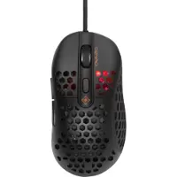 Deltaco GAMING Gaming Maus ultraleicht mit RGB, schwarz