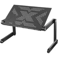 Deltaco OFFICE Portable & height adjustable laptop desk with tiltable