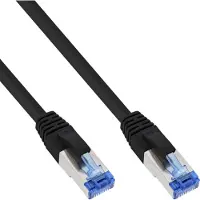 InLine Patchkabel, S/FTP (PiMf), Cat.6A, halogenfrei, schwarz, 7,5m, 7,5 m, Cat6a, S/FTP (S-STP), RJ-45, RJ-45, Schwarz