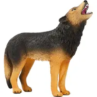 Small Foot Mojo Fun Wolf Howling, 3 Jahr(e), Wildlife, Braun, Grau, Polyvinylchlorid (PVC)
