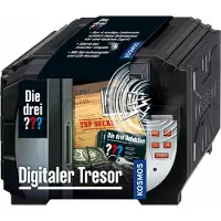 Kosmos 630607 Die drei ??? Digitaler Tresor, Schütze deine Geheimnisse mit einem Code und Sprachalarm, Detektiv Spielzeug Set für Kinder ab 8 Jahre
