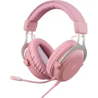 Deltaco Gaming GAM-030-P, Kabelgebunden, Gaming, 20 - 20000 Hz, 280 g, Kopfhörer, Pink