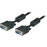 EFB Elektronik SVGA/HDTV Anschlusskabel 2xHDSUB15, St/St,schwarz,15m