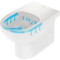 Duravit Tiefspül-Stand-WC No 1 rimless, 370x570mm, 4,5 Liter weiss