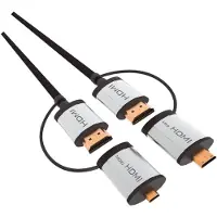 Omega 900043040 Hdmi-auf-mini-hdmi-kabel Hdmi 2.1-kabel 1.5 M