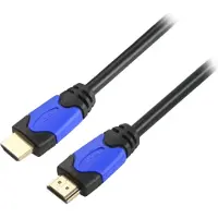 EFB Elektronik HighSpeed HDMI+ Kabel w. Ethernet, Premium Certif. 4K60Hz A-A St-St, 5m, schwarz