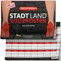 Denkriesen Stadt Land Vollpfosten - A4 Block Rotlicht Edition (d)