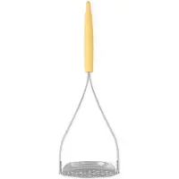 Brabantia Kartoffelstampfer Tasty+ Kartoffelstampfer Plus Löffel - Vanilla Yellow
