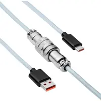 Akyga AK-USB-48, 3 m, USB A, USB C, USB 2.0, Weiß