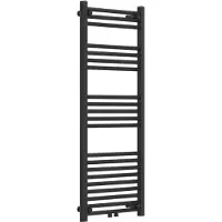 Neu.haus Handtuchheizkörper ’Voss’ mit 21 Stangen Stahl 120 x 50 cm Schwarz