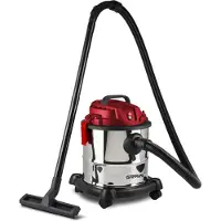 G3ferrari G3 Ferrari Fusto Red, 1000 W, Trommel-Vakuum, Trocken&Nass, Beutellos, 20 l, Stoff