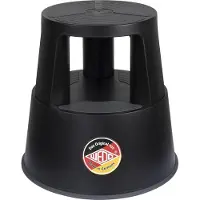 Wedo Rollhocker SuperStep aus Kunststoff schwarz / RAL9005