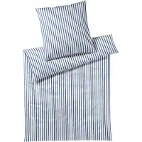 Elegante Bettwäsche-Garnitur Mako-Satin Double Farbe Ultramarin Größe 135x200+80x80