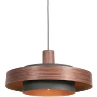 Anne Lighting - Hängeleuchte - Flinter - braun - Metall - Ø 50cm - E27 - 3329E