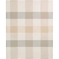 Biederlack Plaid "Plaid White Bouclé", in klassischem Karodesign