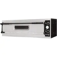 CombiSteel Pizzaofen Enkel mit Fenster für 3Pizza Ø350mm und 400V