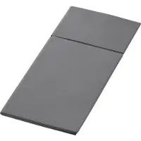 Duni Serviet Duniletto Airlaid 40x48 cm til Bestik Granitgrå,46 stk/pk