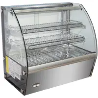 CombiSteel Wärmevitrine 120 Liter – Tischgerät, +30 bis +90 °C