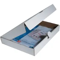 Exacompta 5010E 10x Packung mit 10 Prospekthüllen glatt und gelocht aus PP 60μ, DIN A4 - Kristall