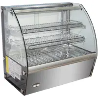 CombiSteel Tisch-Wärmevitrine 100 Liter - Auslage für Ihren Imbiss, Tischgerät