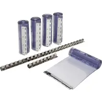 Kerbl PVC-Streifenvorhang im Set, transparent 300 x 3 mm, 225 cm