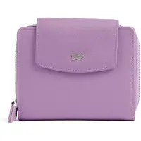 Braun Büffel Leder Geldbörse Joy Zip Wallet Amethyst flieder