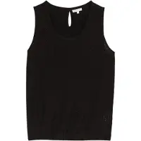 Tom Tailor Top Fabric Mix Ajour ärmelloses T-shirt