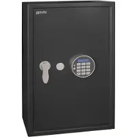 Rieffel VT-ST 100 SE, Stahl, Grau, 100 Haken, Zahlenschloss, Elektronisch, 300 x 100 x 365 mm
