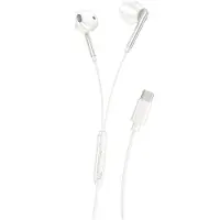 XO Kabelgebundene Kopfhörer mit USB-C Anschluss in Weiß In-Ear-Kopfhörer 1,2m