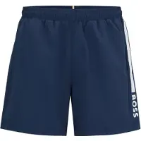 BOSS für Herren. 50508963 Delphin Badeanzug navy (M), Strandbekleidung, Recyceltes Polyester, Nachhaltig, Marine