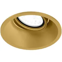 Wever & Ducre LED-Einbaustrahler DEEP ADJUST 1.0 LED Gold Drahtfeder 2700K 184361G3 5404037313518