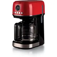 Ariete 1396/00, Filterkaffeemaschine, 1,5 l, Gemahlener Kaffee, 900 W, Rot