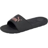 Puma Cool Cat 2.0 Wns Badesandalen in Übergrößen Schwarz 389108-02 große Damenschuhe, Größe:42